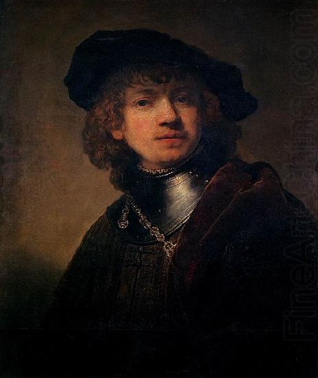 Self portrait as a Young Man, Rembrandt Peale